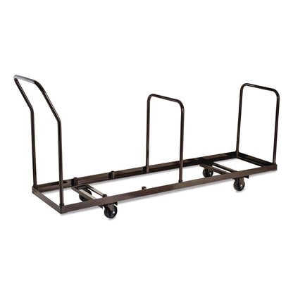 NPS® Folding Chair Dolly For Vertical Storage, Metal, 1,100 lb Capacity, 19.25" x 81" x 38.5", Brown (NPSDY35)