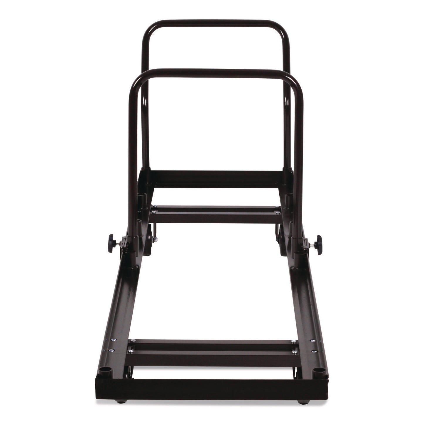 NPS® Folding Chair Dolly For Vertical Storage, Metal, 1,100 lb Capacity, 19.25" x 81" x 38.5", Brown (NPSDY35)