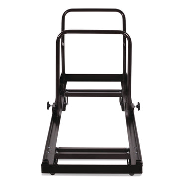 NPS® Folding Chair Dolly For Vertical Storage, Metal, 1,100 lb Capacity, 19.25" x 81" x 38.5", Brown (NPSDY35)