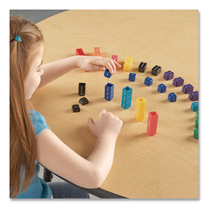 Learning Resources® Fraction Tower Fraction Cubes, Grades 1 to 4, 51 Pieces (LRNLER2510)