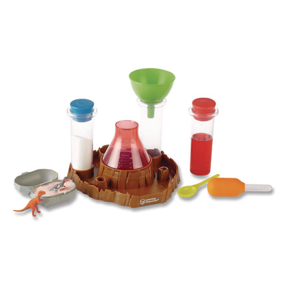 Learning Resources® Fizzy Volcano Preschool Science Lab, Grades Pre-K to 2, 13 Pieces (LRNLER2895)
