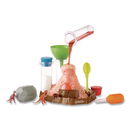 Learning Resources® Fizzy Volcano Preschool Science Lab, Grades Pre-K to 2, 13 Pieces (LRNLER2895)