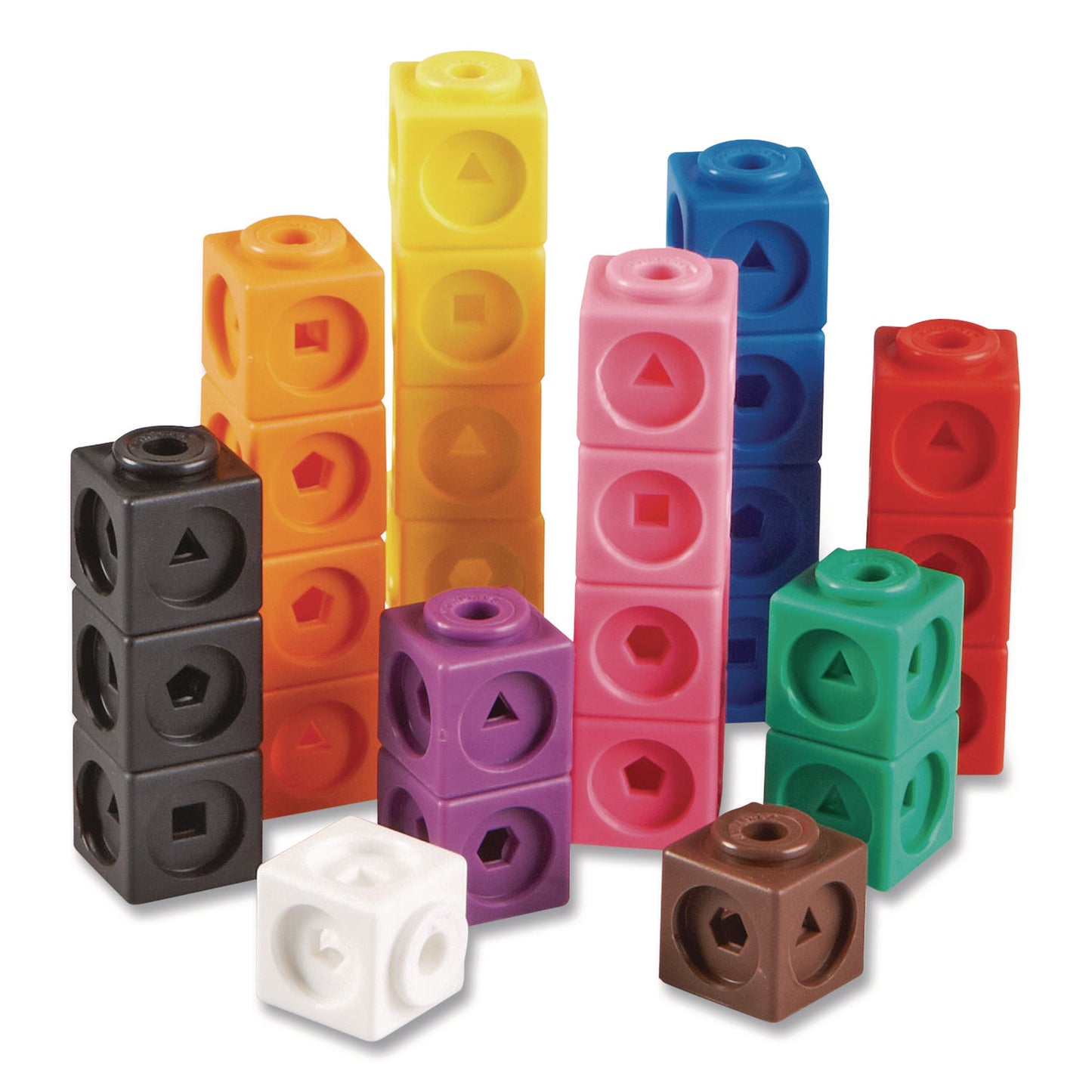 Learning Resources® MathLink Cubes, Grades 1 to 3, 100 Pieces (LRNLER4285)