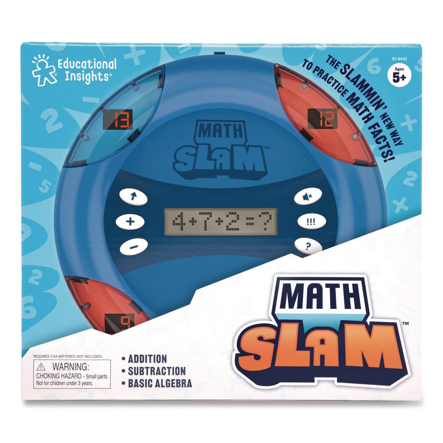 Educational Insights® Math Slam, Five Game Modes, Two Subjects: Addition and Subtraction, Grades K to 3 (EII8432)