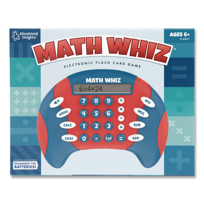 Educational Insights® Math Whiz, Three Game Modes, Four Subjects: Addition, Subtraction, Multiplication and Division, Grades 1 to 5 (EII8897)