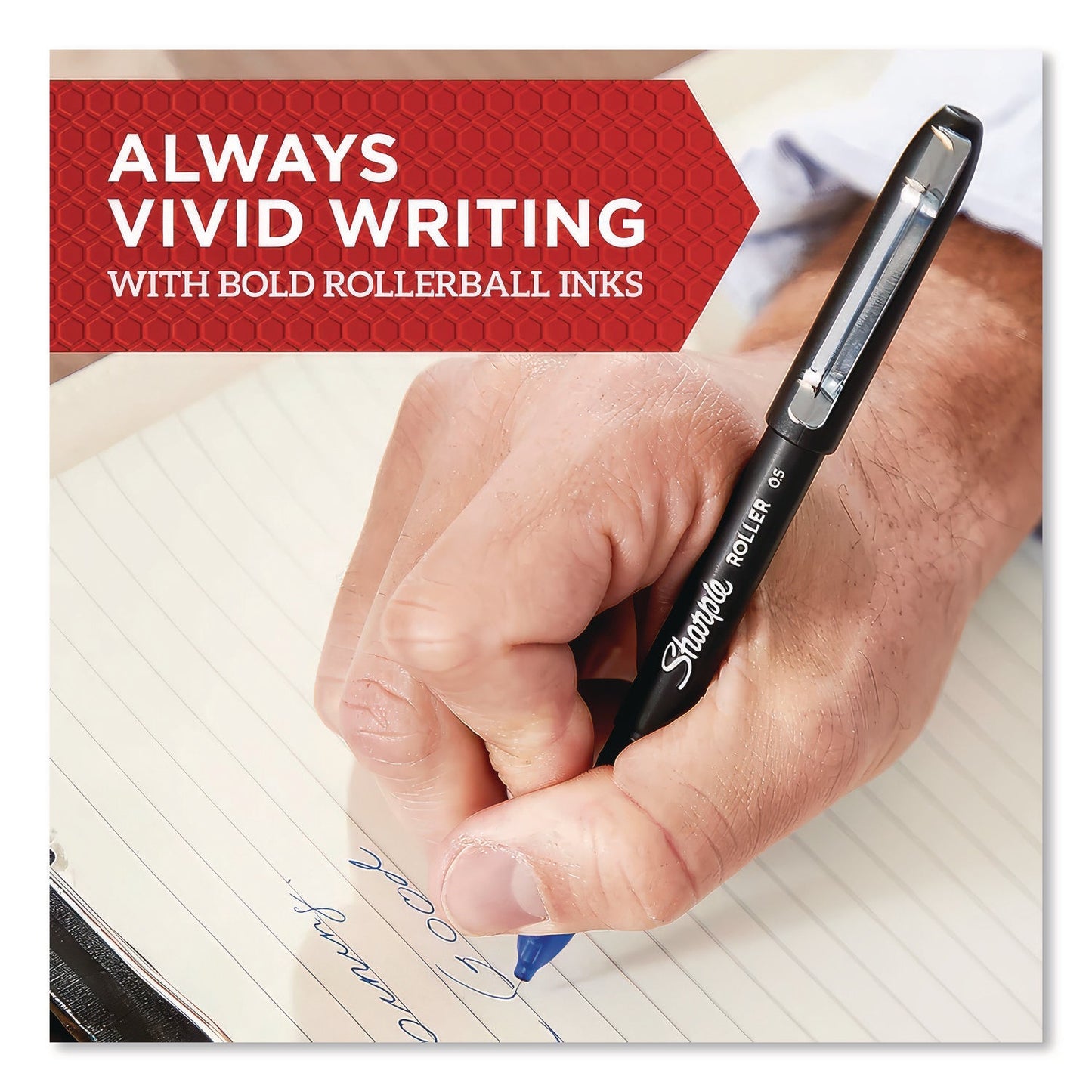 Sharpie® Roller Professional Design Rollerball Pen, Stick, Fine 0.5 mm, Assorted Ink and Barrel Colors, 4/Pack (SAN2093224)