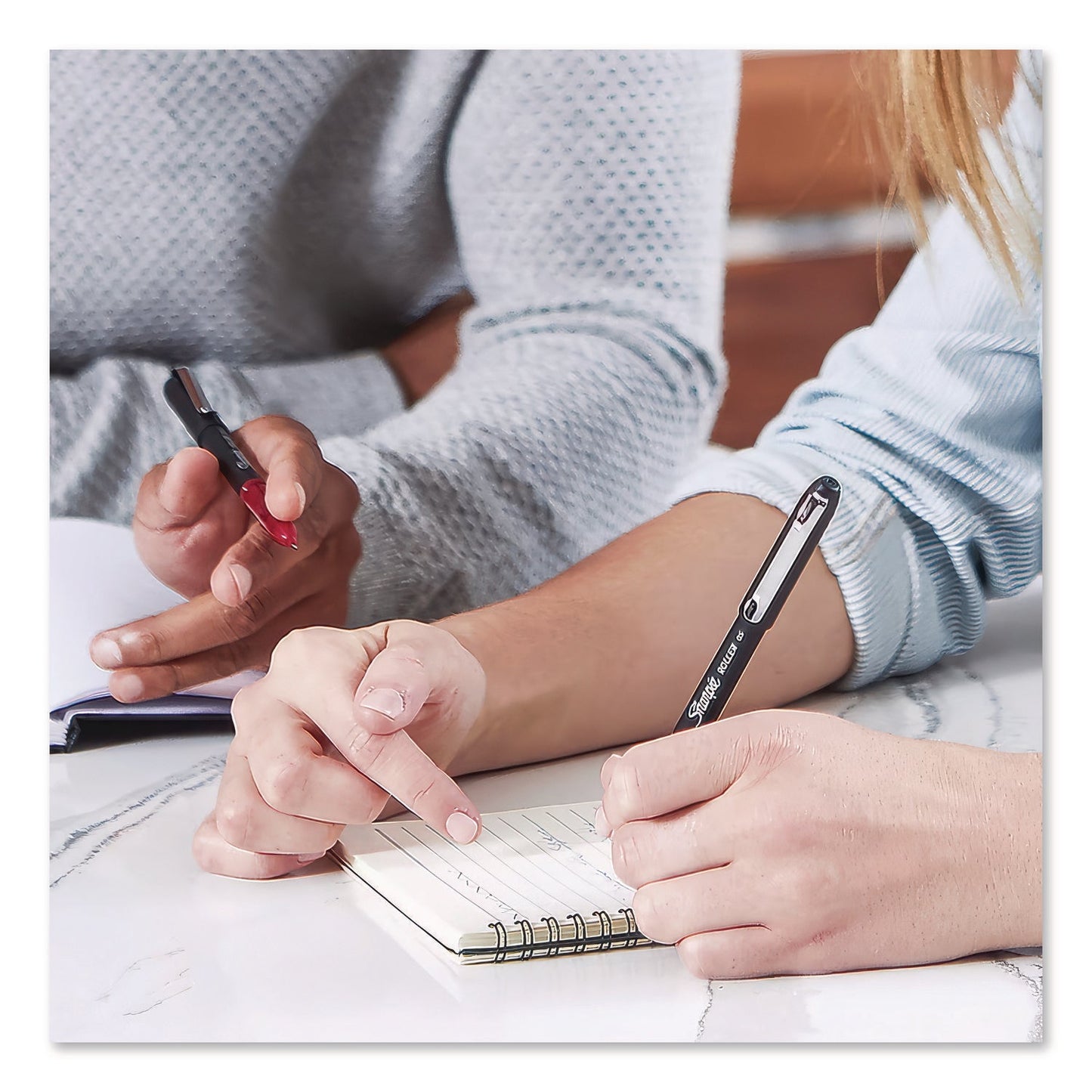 Sharpie® Roller Professional Design Rollerball Pen, Stick, Fine 0.5 mm, Assorted Ink and Barrel Colors, 4/Pack (SAN2093224)