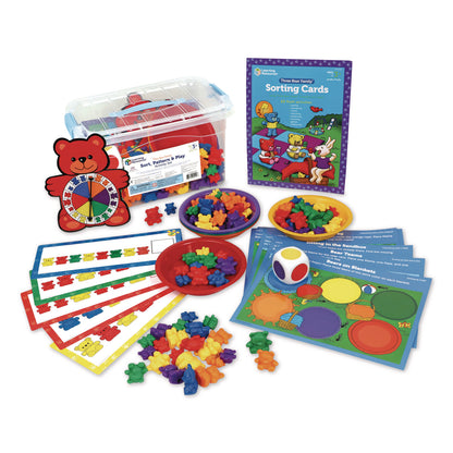 Learning Resources® Three Bear Family Sorting Activity Set, Pre-K to K, 133 Pieces (LRNLER0757)