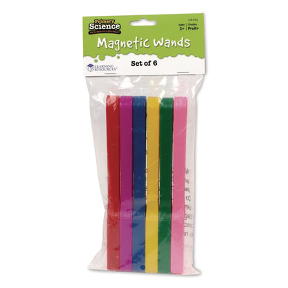 Learning Resources® Magnetic Wands, Grades Pre-K to 5, 6 Pieces (LRNLER0762)