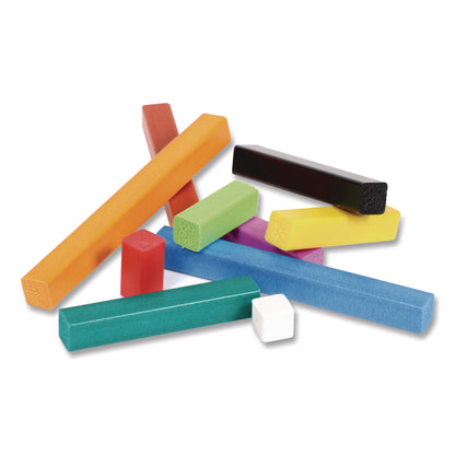 Learning Resources® Cuisenaire Rods Introductory Set, Grades Pre-K to 3, 74 Pieces (LRNLER7500)
