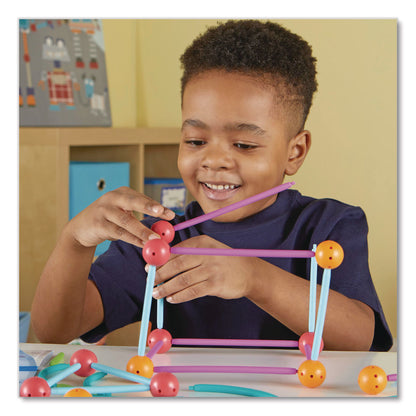 Learning Resources® STEM Explorers Geomakers, Grades K to 2, 58 Pieces (LRNLER9293)