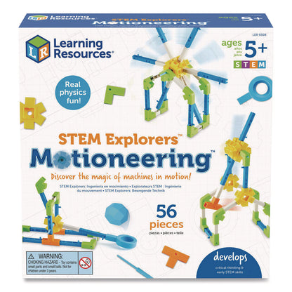 Learning Resources® STEM Explorers Motioneering, Grades K to 2, 56 Pieces (LRNLER9308)