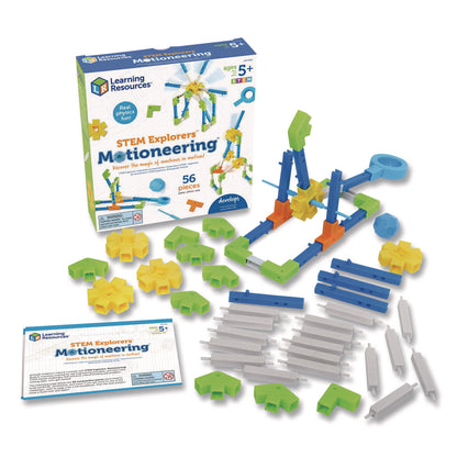Learning Resources® STEM Explorers Motioneering, Grades K to 2, 56 Pieces (LRNLER9308)