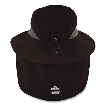 ergodyne®-chill-its-8934-ranger-hat-with-neck-shade-microfiber-polyester-large-x-large-black-ego12726_2