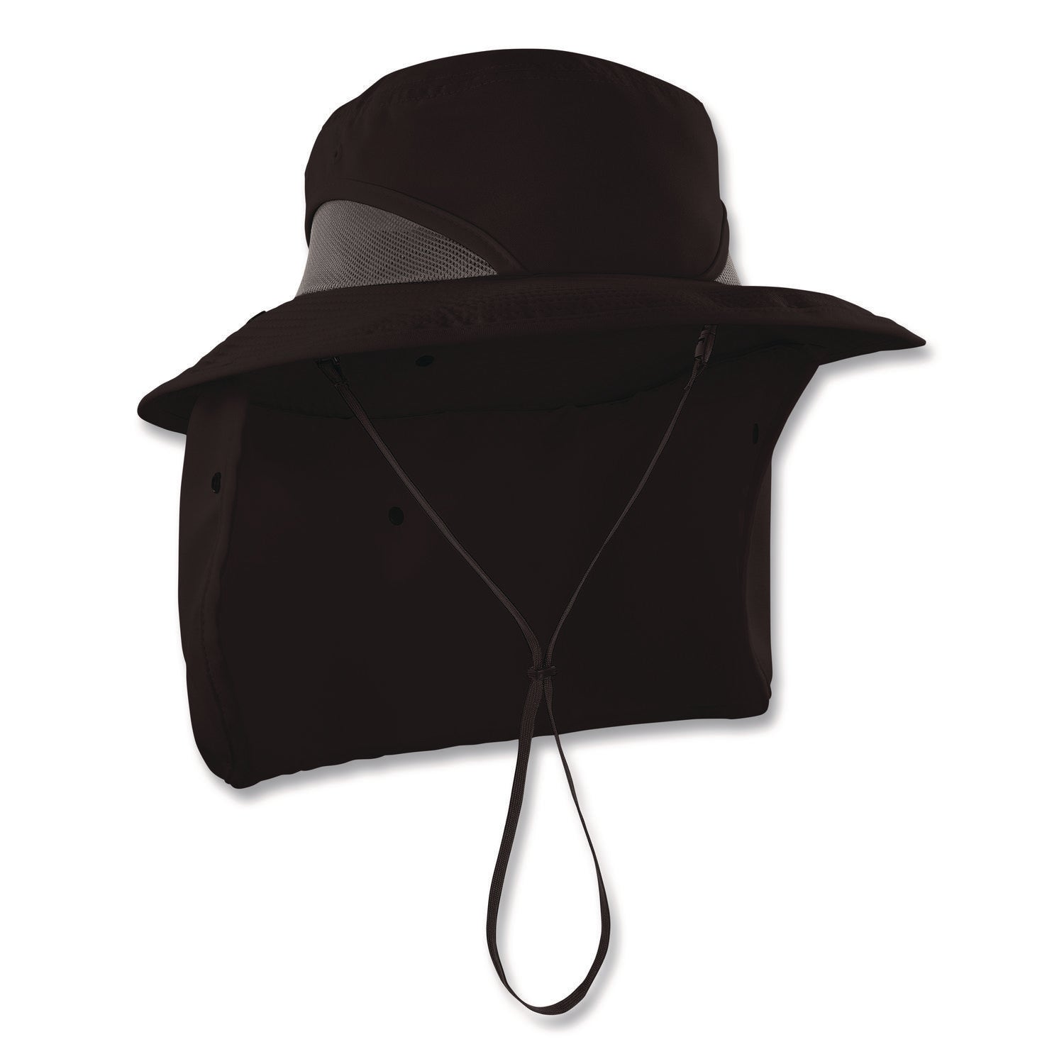 ergodyne®-chill-its-8934-ranger-hat-with-neck-shade-microfiber-polyester-large-x-large-black-ego12726_1