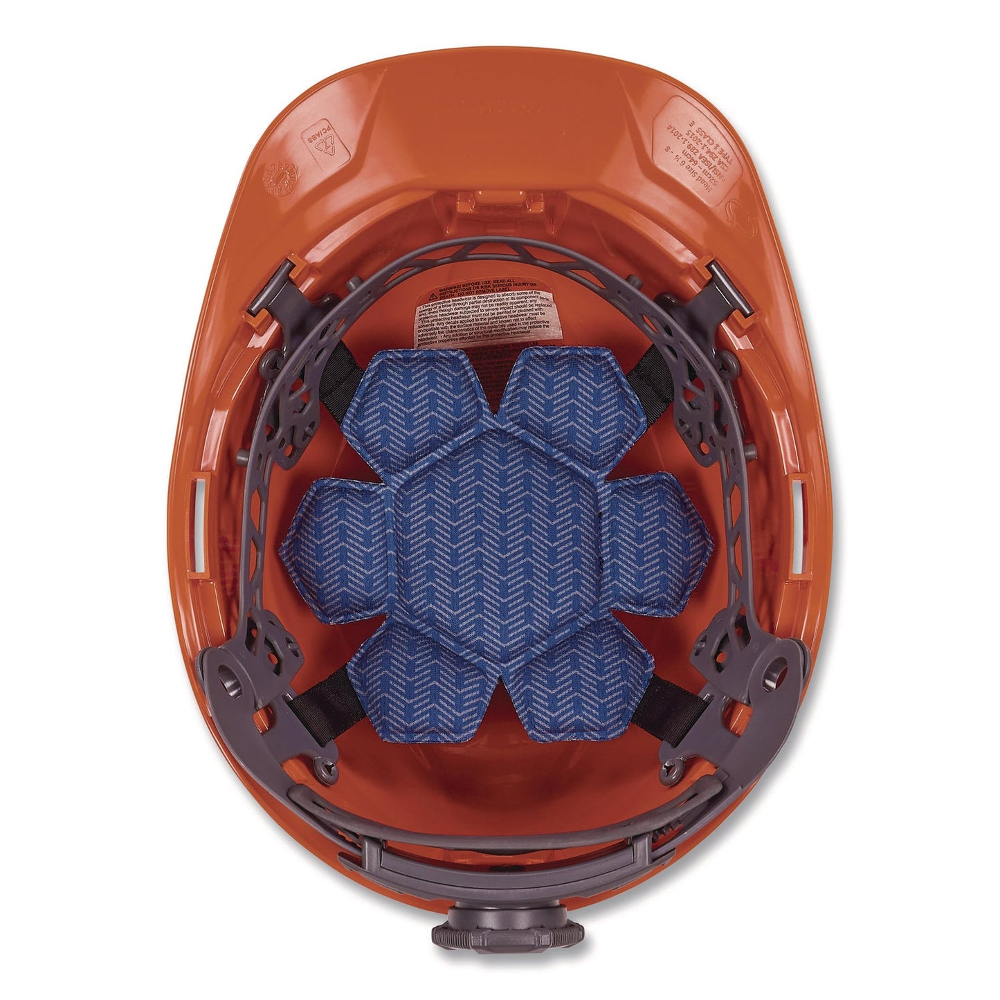 ergodyne®-chill-its-6612-hard-hat-cooling-top-pad-6-dia-blue-3-pack-ego12448_3