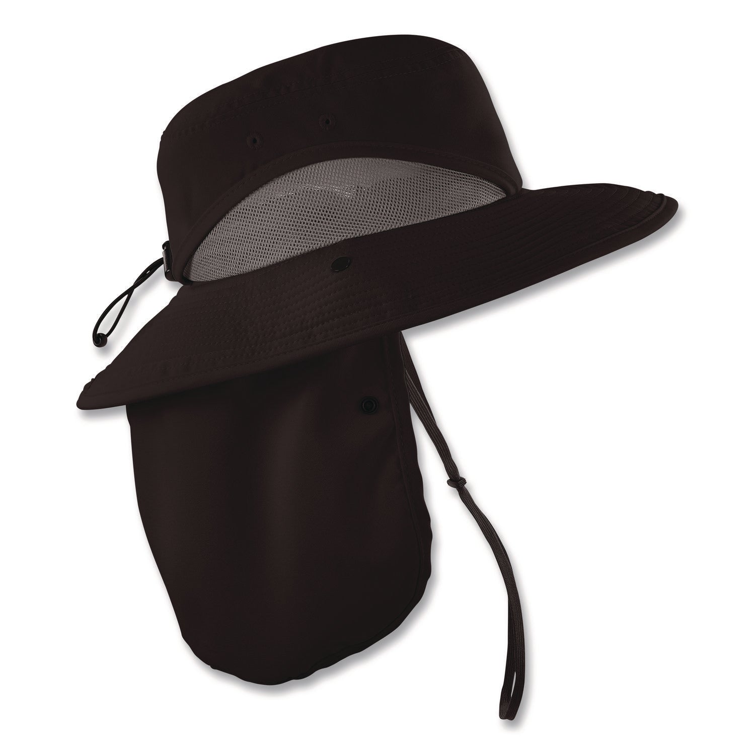 ergodyne®-chill-its-8934-ranger-hat-with-neck-shade-microfiber-polyester-large-x-large-black-ego12726_4