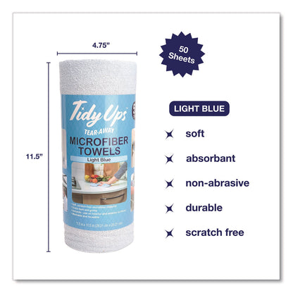 tidyups-microfiber-towel-roll-11-5-x-11-5-blue-50-sheets-roll-ch7tu68093_2