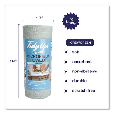 tidyups-microfiber-towel-roll-11-5-x-11-5-green-50-towels-roll-ch7tu68095_2