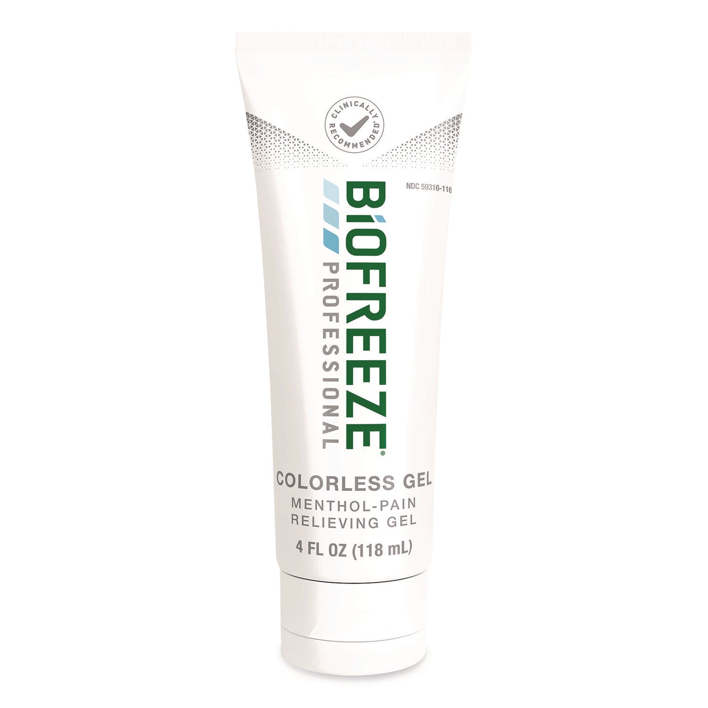 BIOFREEZE® Professional Colorless Topical Analgesic Pain Reliever Gel, 4 oz Tube (BIF420413)