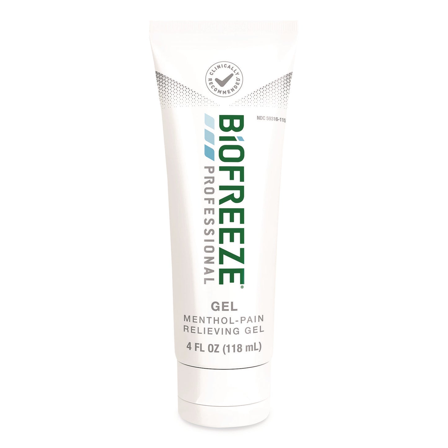 BIOFREEZE® Professional Green Topical Analgesic Pain Reliever Gel, 4 oz Tube (BIF540936)