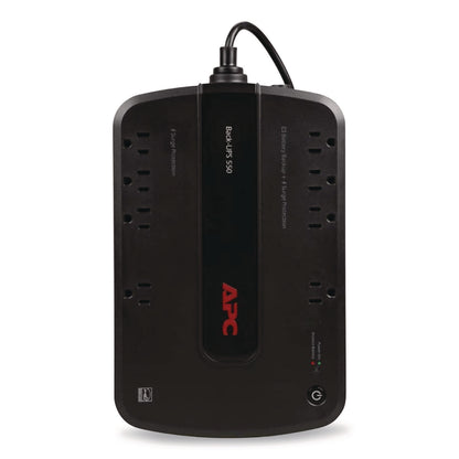 APC® Back-UPS ES 550VA System, 8 Outlets, 550 VA, 365 J (SEU733726)