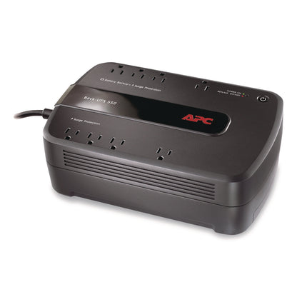 APC® Back-UPS ES 550VA System, 8 Outlets, 550 VA, 365 J (SEU733726)