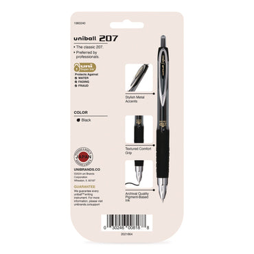 uniball®-signo-207-gel-pen-retractable-fine-0-5-mm-black-ink-smoke-black-barrel-5-pack-ubc1960240_2
