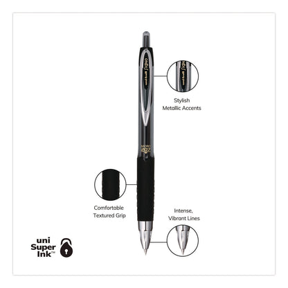 uniball®-signo-207-gel-pen-retractable-fine-0-5-mm-black-ink-smoke-black-barrel-5-pack-ubc1960240_5