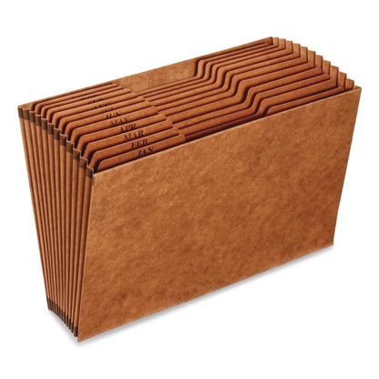 Pendaflex® Heavy-Duty Expanding File, 12 Sections, 1/3-Cut Tabs, Legal Size, Redrope (PFXR219MHD)