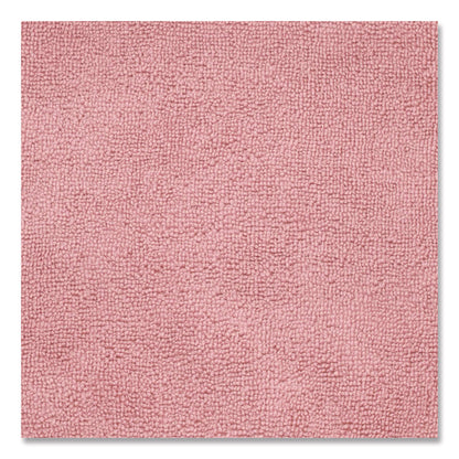 Boardwalk® Microfiber Cloths, 12 x 12, Pink, 12/Pack (BWK12PINCLOTH)