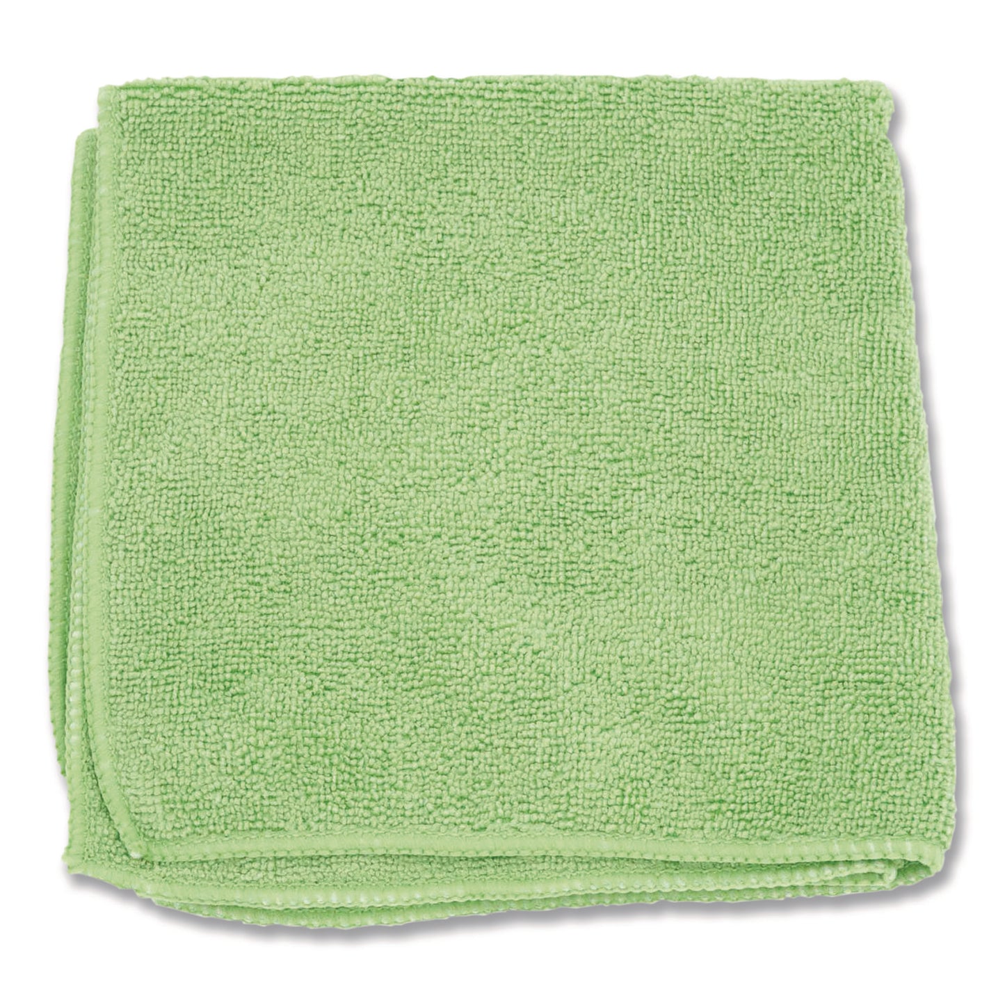 Boardwalk® Microfiber Cloths, 12 x 12, Green, 12/Pack (BWK12GRECLOTH)
