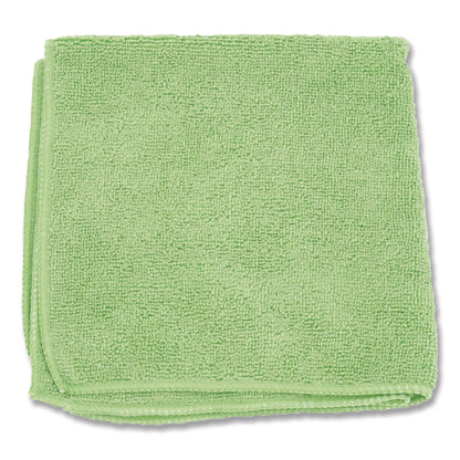 Boardwalk® Microfiber Cloths, 12 x 12, Green, 12/Pack (BWK12GRECLOTH)