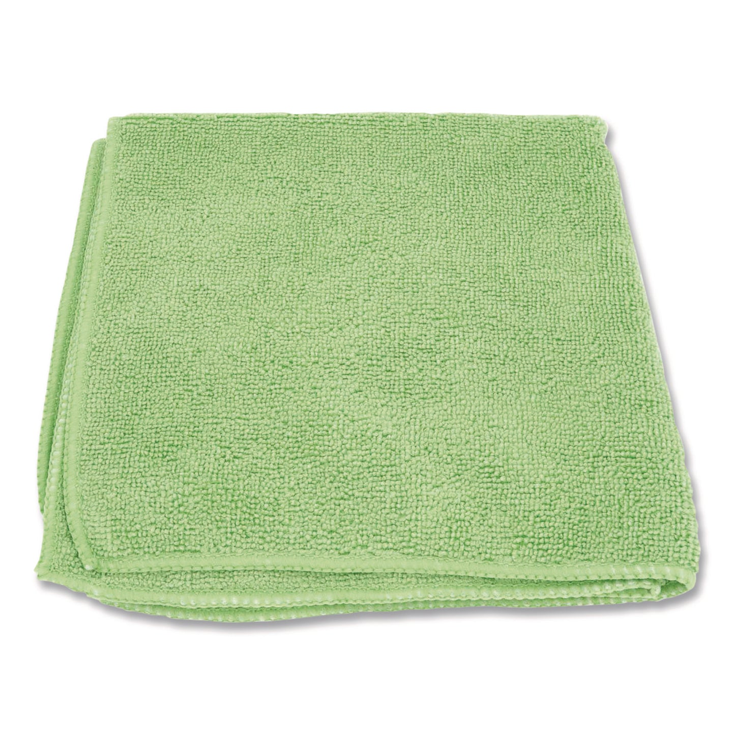 Boardwalk® Microfiber Cloths, 12 x 12, Green, 12/Pack (BWK12GRECLOTH)