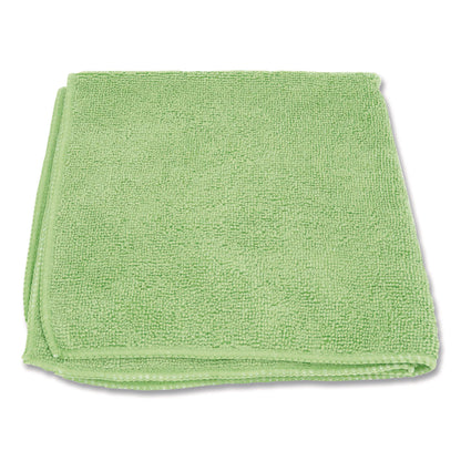Boardwalk® Microfiber Cloths, 12 x 12, Green, 12/Pack (BWK12GRECLOTH)