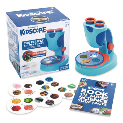 Educational Insights® GeoSafari Jr. Kidscope, Ages 5 and Up, 3x Magnification, Blue (EII5117)