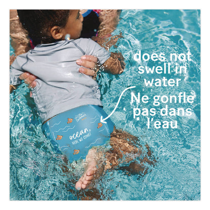 Huggies® Little Swimmers, Size 5-6, Baby Weight 32 lbs and Up, Blue, 10/Pack, 8 Packs/Carton (KCM18345)