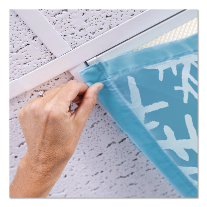 Educational Insights® Fluorescent Light Filter Covers, Rectangular, Seasonal Designs, Blue, 3 Covers (EII1233)