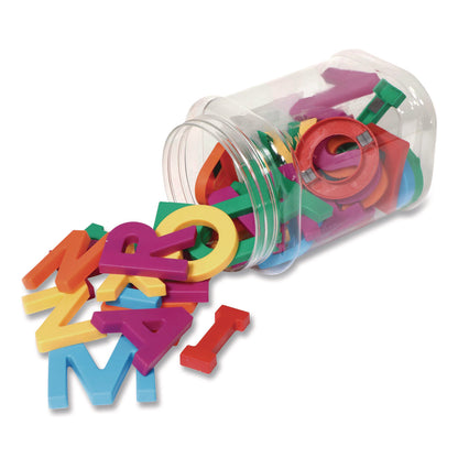 Learning Resources® Jumbo Uppercase Magnetic Letters, 2.5" Tall, Assorted Colors, 40 Pieces (LRNLER0450)