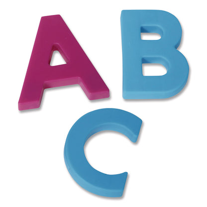 Learning Resources® Jumbo Uppercase Magnetic Letters, 2.5" Tall, Assorted Colors, 40 Pieces (LRNLER0450)