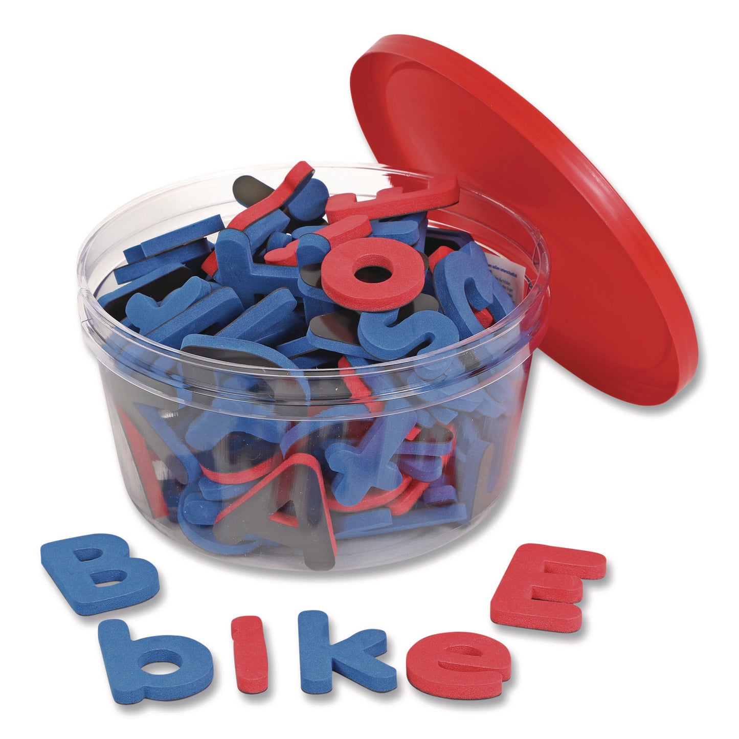 Learning Resources® Soft Foam Magnetic Learning Letters, 1.5" Tall, Assorted Color Characters, 104 Pieces (LRNLER6304)