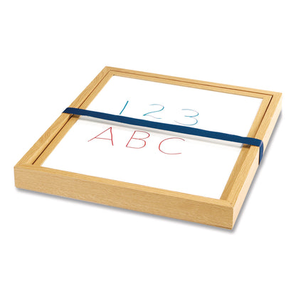 Learning Resources® Double-Sided Tabletop Easel, 15.75" x 17.5", White/Blue Surface (LRNLER7286)
