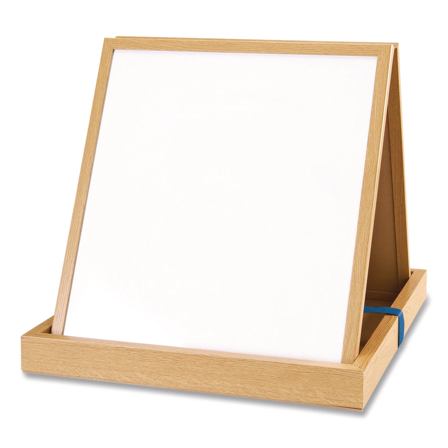 Learning Resources® Double-Sided Tabletop Easel, 15.75" x 17.5", White/Blue Surface (LRNLER7286)