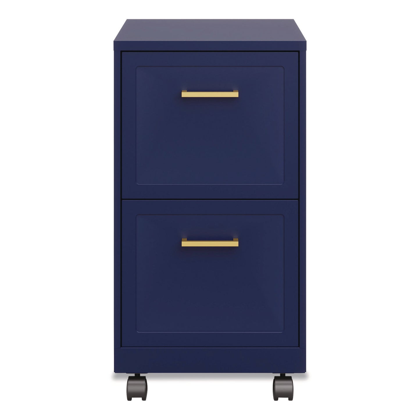 Alera® Two-Drawer Mobile Vertical File, 2 Letter-Size File Drawers, 14.25 x 18 x 26.7, Navy (ALEHSVF1824NY)