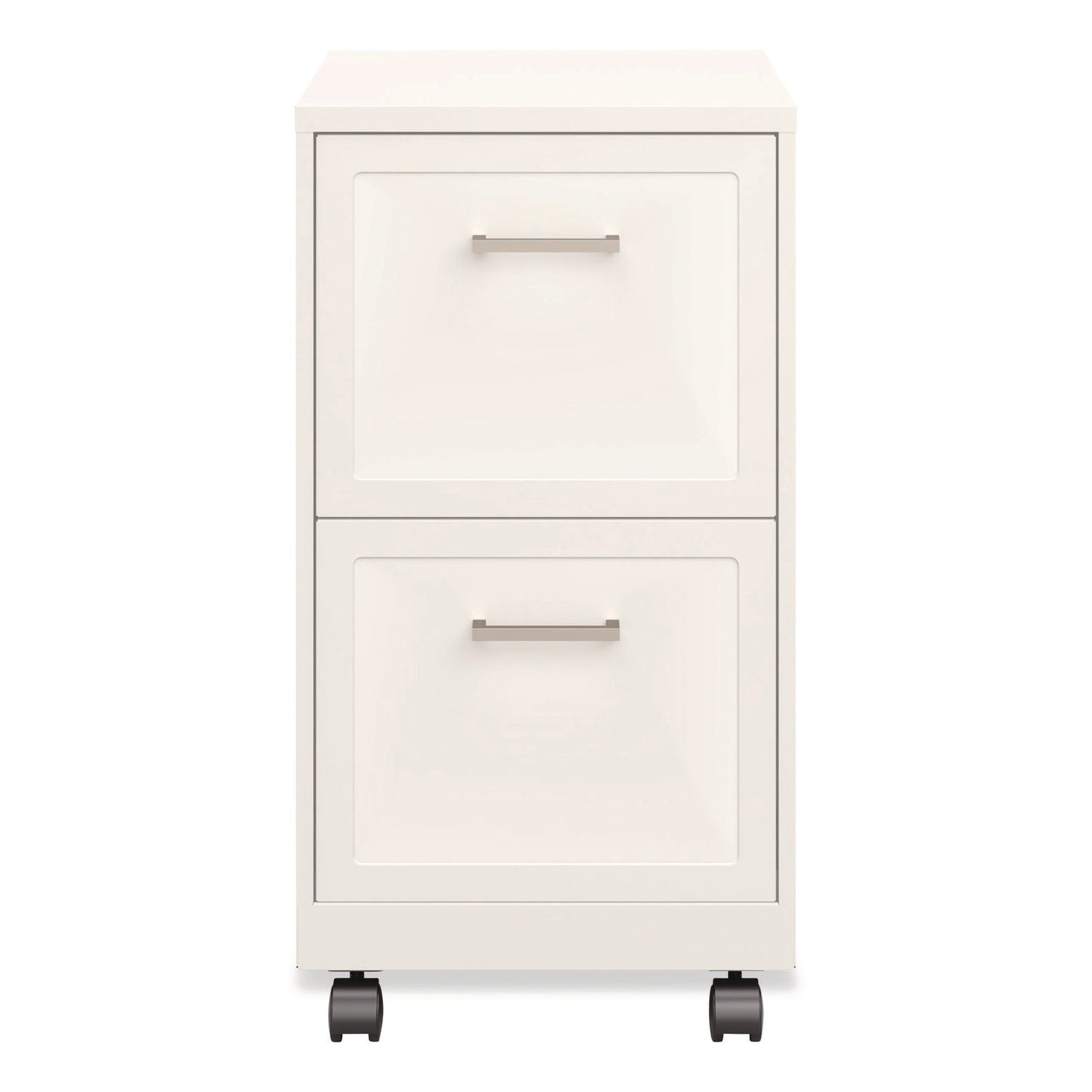 Alera® Two-Drawer Mobile Vertical File, 2 Letter-Size File Drawers, 14.25 x 18 x 26.7, Pearl White (ALEHSVF1824WH)