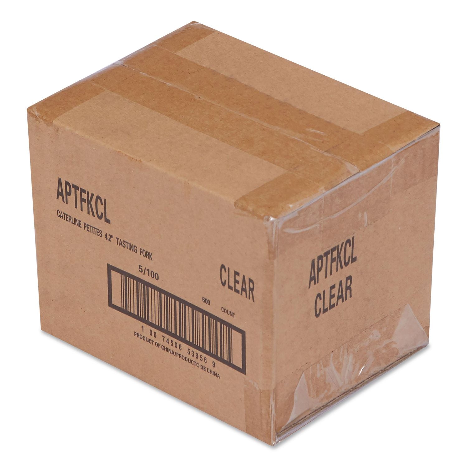 wna-petites-mini-utensils-medium-duty-petite-tasting-fork-plastic-clear-500-carton-wnaaptfkcl_3
