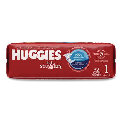 Huggies® Little Snugglers Baby Diapers, Size 1, 8 lbs to 14 lbs, Disney Design, 32 Diapers/Pack, 4 Packs/Carton (KCM49695)