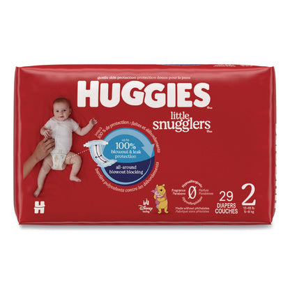 Huggies® Little Snugglers Baby Diapers, Size 2, 12 lbs to 18 lbs, Disney Design, 29 Diapers/Pack, 4 Packs/Carton (KCM49697)