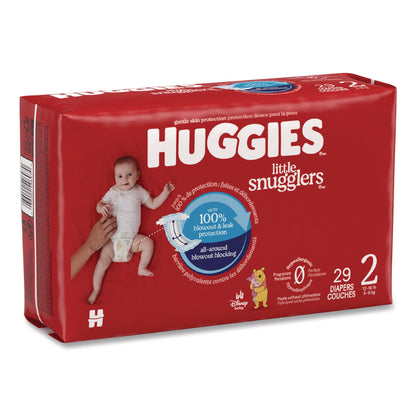 Huggies® Little Snugglers Baby Diapers, Size 2, 12 lbs to 18 lbs, Disney Design, 29 Diapers/Pack, 4 Packs/Carton (KCM49697)