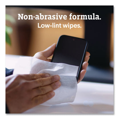 Clorox® CloroxPro ScreenPlus Sanitizing Wipes, 6 x 8, Citrus Blend, White, 75/Canister, 6 Canisters/Carton (CLO60724CT)